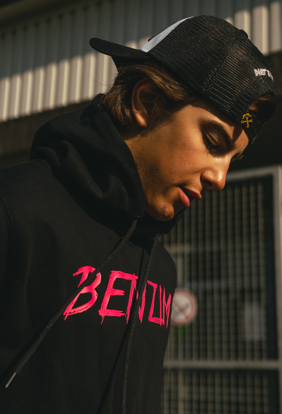24/7 Hoodie black/pink