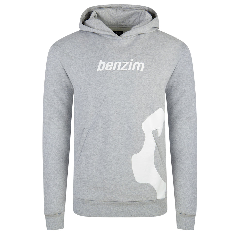 Hoodie Farbe grau von benzim