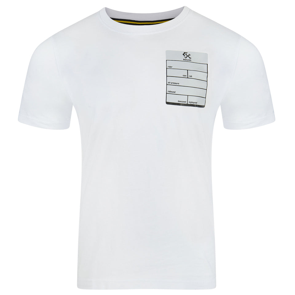 T-Shirt Farbe weiß für Motocross Rider